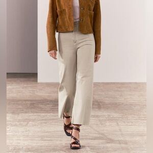 Zara - size 12 - tan jeans